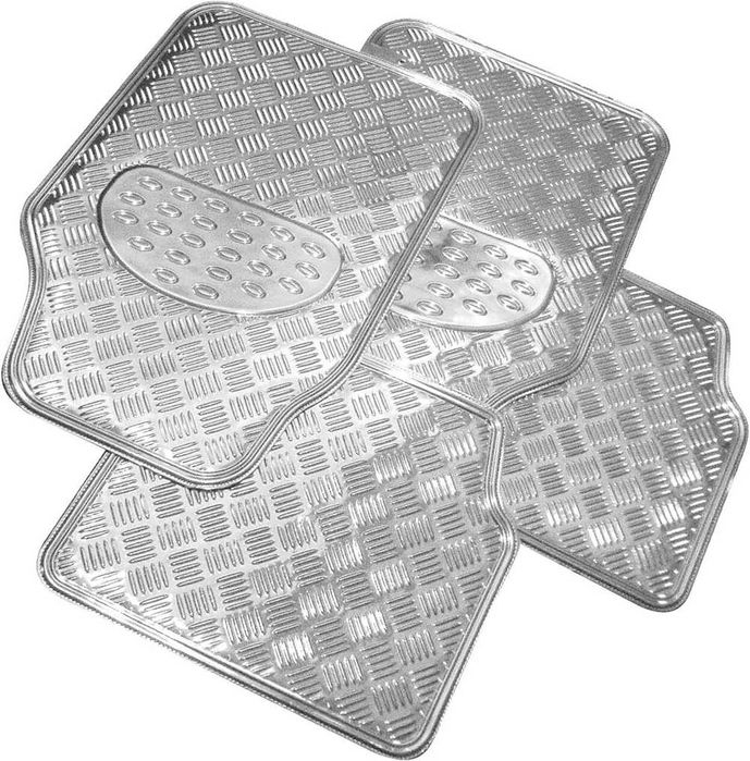 Универсални стелки с метален ефект - Хром 4 броя.