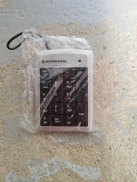 Tastatura numerica Jeppesen, USB 2.0, Gri