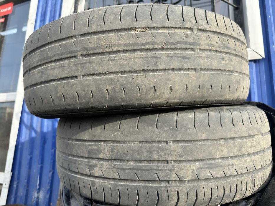 Продам б/у коплект летних шин Continental