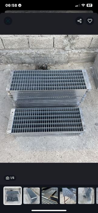 Trepte zincate  100/30