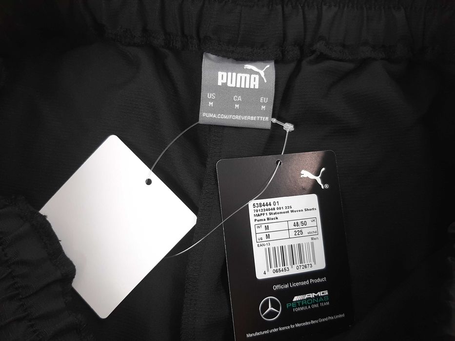 Puma x Mercedes AMG - Оригинален мъжки къс панталон р-р M