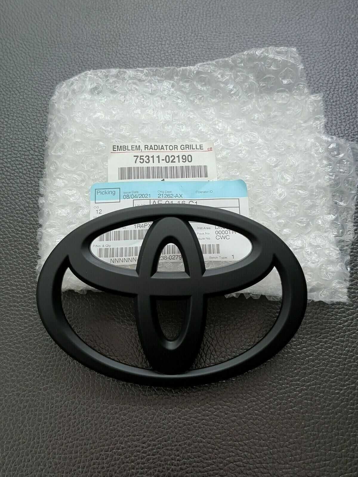 Черна емблема Toyota Тойота гр. Габрово Трендафил 1 • OLX.bg