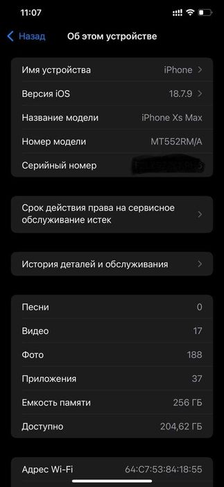 iPhone XS Max 256 ГБ