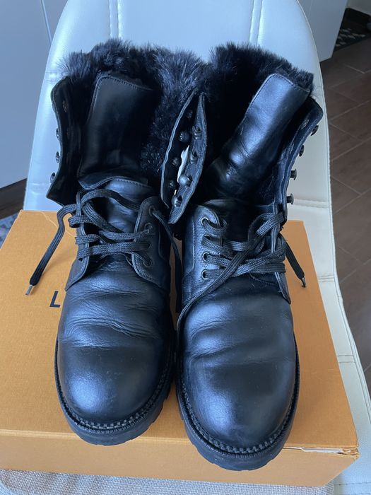 Ghete Louis VuittonTibet Combat 2 Way Damier Infini Leather Men Boots