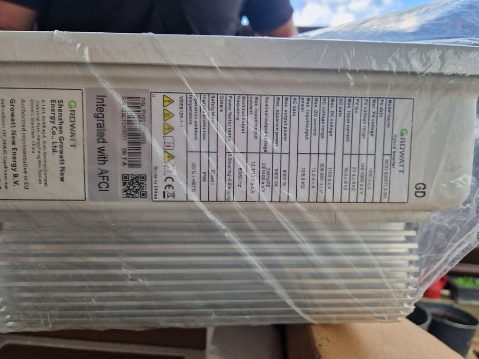 SCHIMB sau VAND Invertor NOU Growatt 8000TL3-XH OFF Grid hibrid 8kw