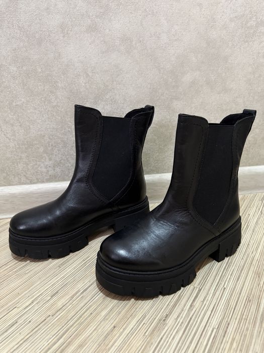 Ботинки челси кожа