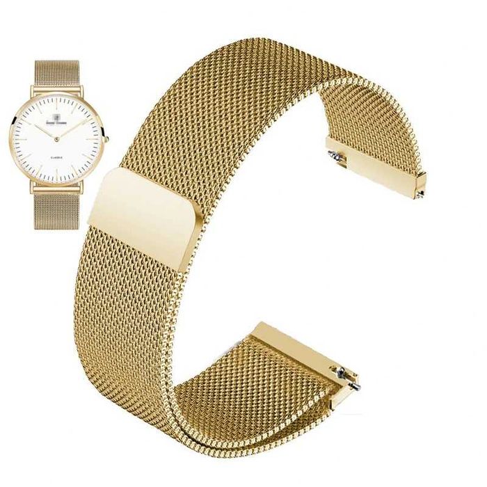Curea milanese 20mm 22mm Samsung Galaxy Huawei Watch Amazfit Garmin