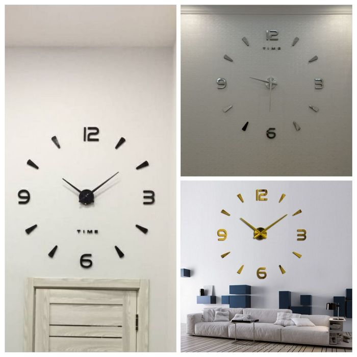 Настенные 3D часы