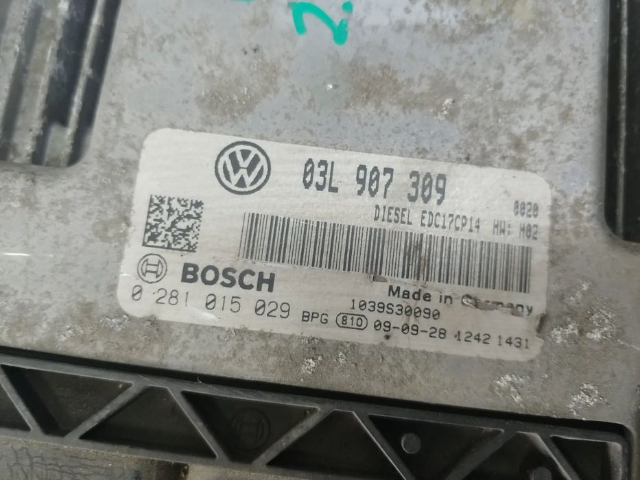 ecu calculator motor 2.0 tdi vw golf 6 03l907309  0281015029