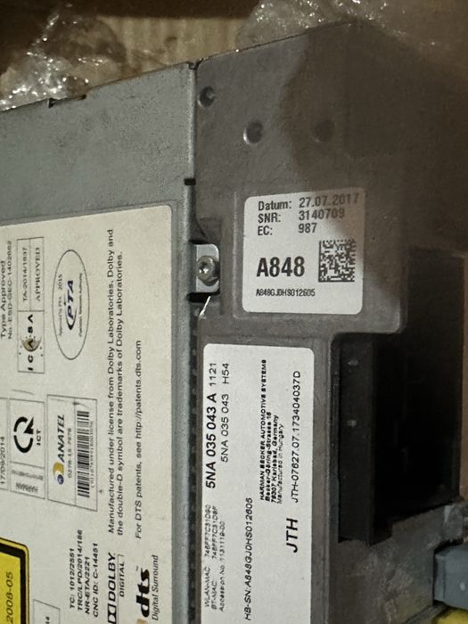 Navigatie mare vw mib 2.5 arteon passat b8 tiguan golf 7