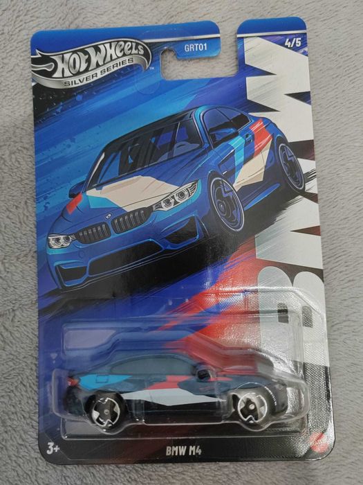 Hot Wheels Set 5 x BMW Silver Series