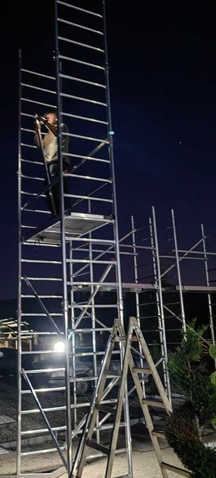 Мобилни алуминиеви скелета под наем - Размери по ваш избор!