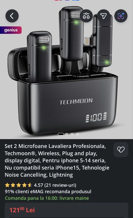 Microfoane iPhone, vlog, interviuri. MUFA LIGHTING