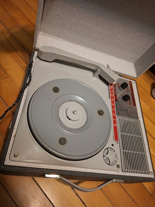 Pickup / Gramofon vintage STOCKHOLM Studio 90 – FUNCȚIONAL Anii 60-'70