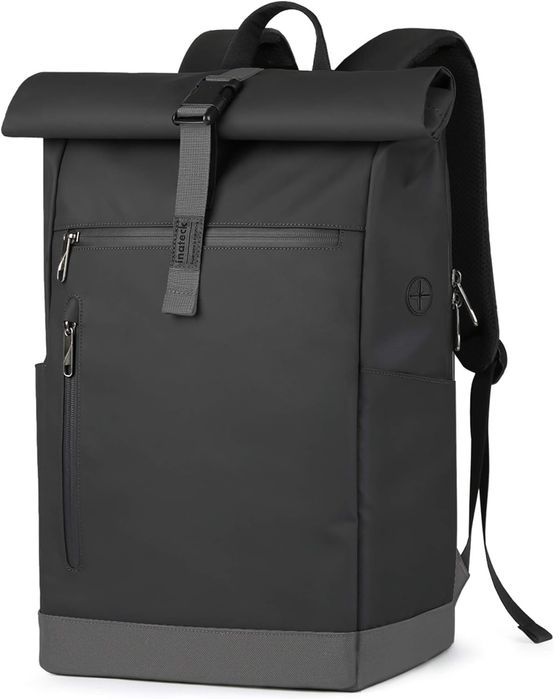 Rucsac Inateck RollTop 25–30l cu compartiment pentru laptop de 17 inch