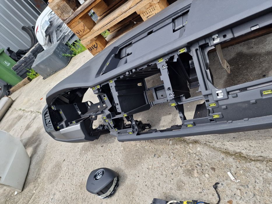 Plansa bord kit complet airbag volan pasager centuri vw t6 multivan