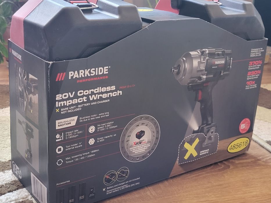 Pistol de impact Parkside Performance PASSP 20-Li C4