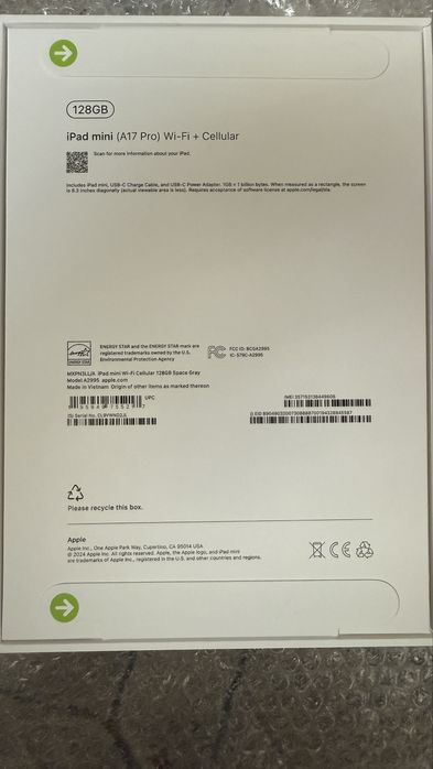 Ipad mini A17. 128Gb.