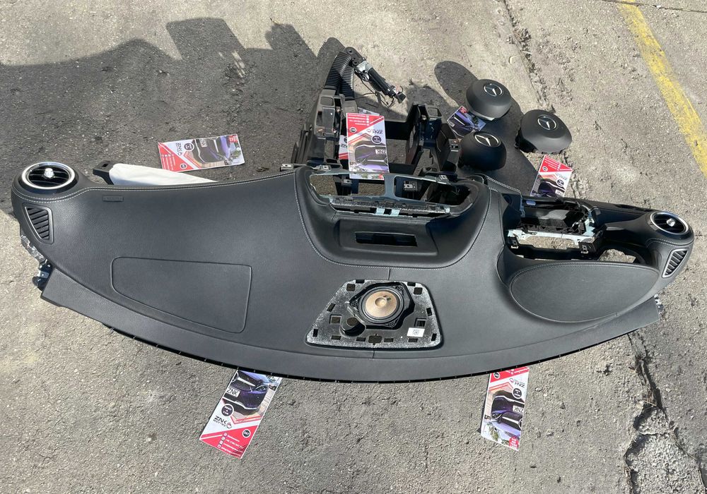 Mercedes Benz AMG GT R190 - kit airbag - plansa de bord - modul SRS