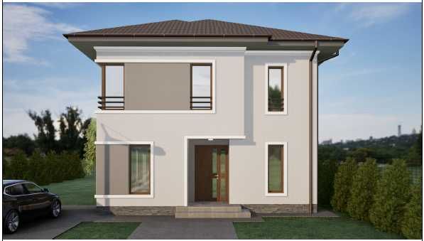 Casa  in Sanmartin, nouă, parter+etaj, 560 mp teren, 190 mp construit