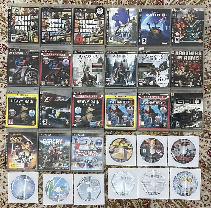 Продам игры на ps3