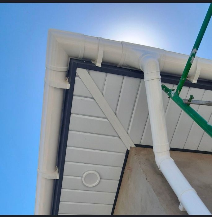 Установка Сайдинга и водосточек