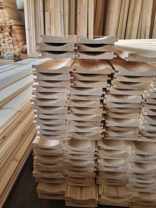 Lambriu profilat  molid grosime 2 cm