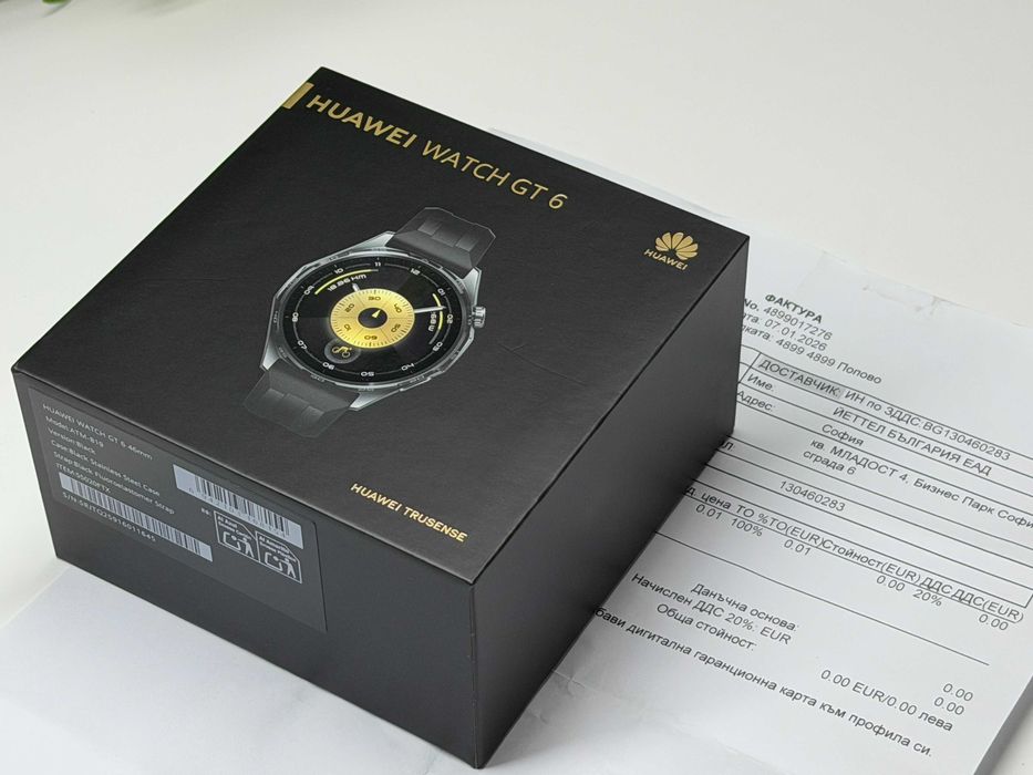 ! НоВо ! Huawei Watch GT6 46mm Black 2г Гаранция