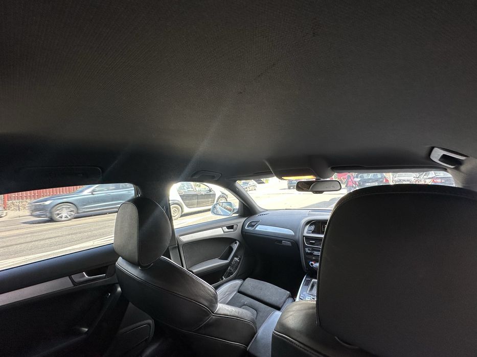 Plafon negru s line audi a4 b8.5 berlina sedan