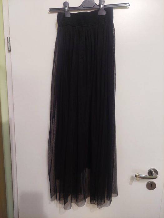 Ластична пола Manuela дълга