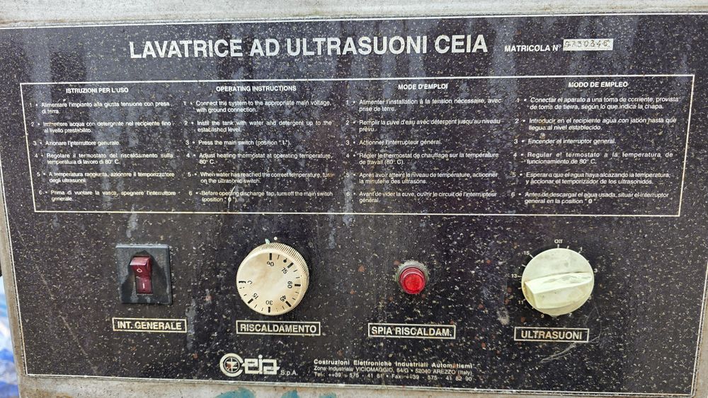 Mașina cu ultrasunete volum 20 litri