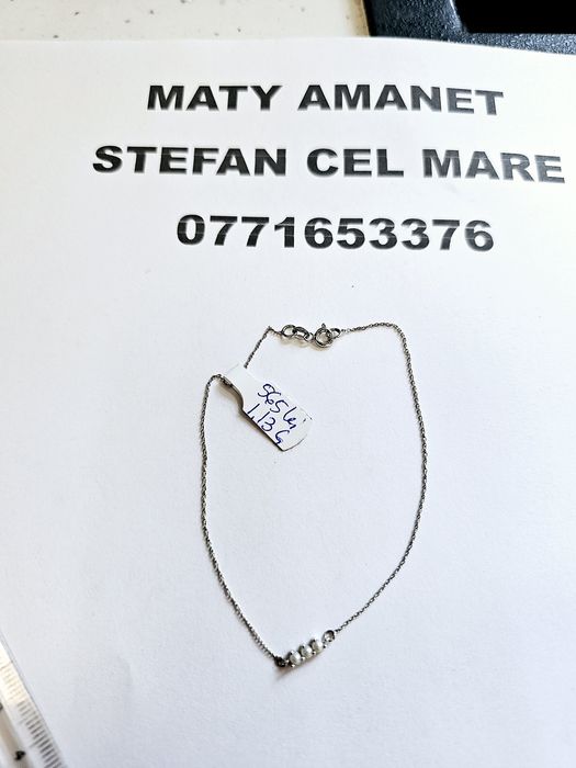 Vand bratara picior din aur 14 k 1.13 g cod 115