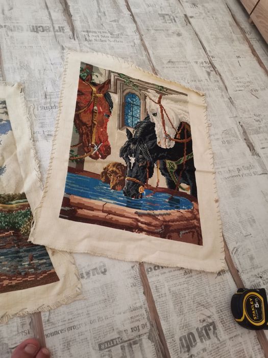 Гоблен коне на водопой