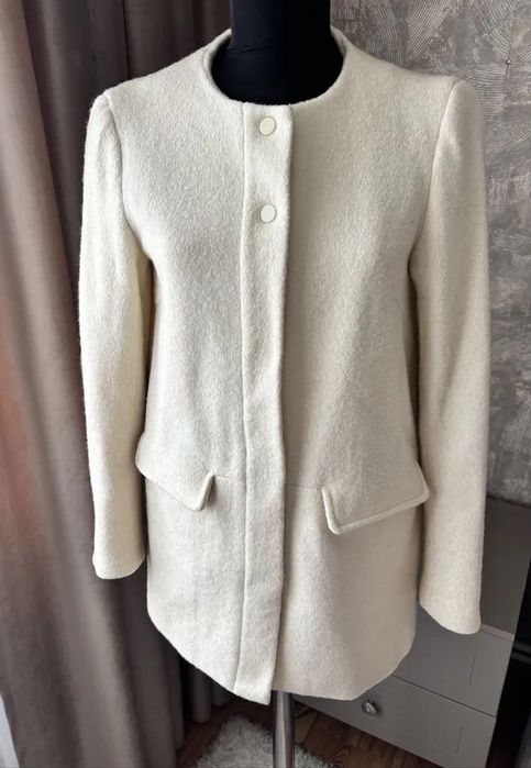 Palton crem, Zara Basic