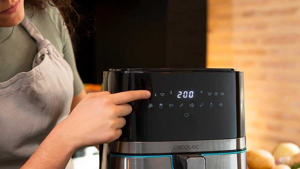 Фритюрник/еър фрайър с горещ въздух Cecotec Cecofry диетичен 5.5л