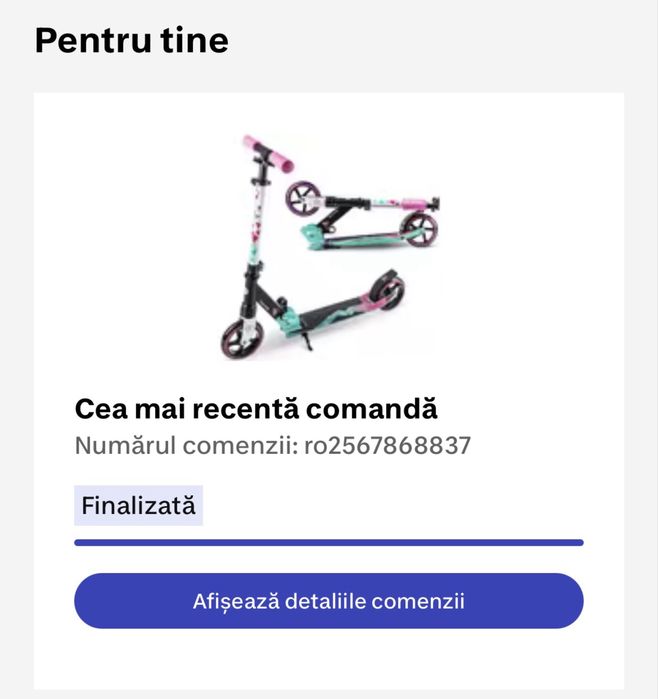 Trotineta movino noua 6-12 ani
