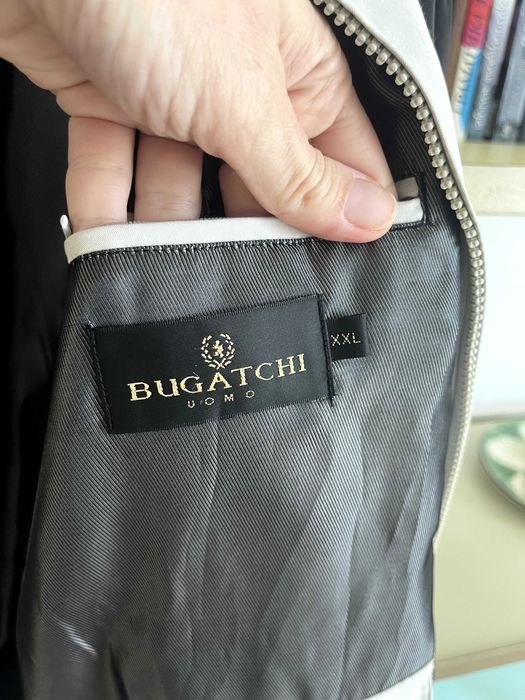 Мъжко лятно якето от коприна на луксозна марка Bugatti размер XL