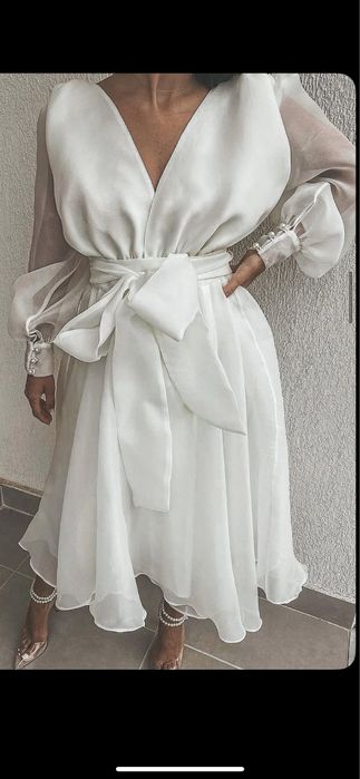 Rochie alba Nunta sau botez