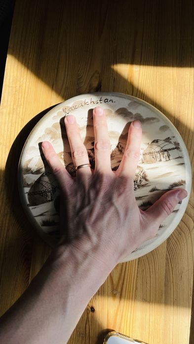 Продам мини бубен 22 см с национальным рисунком