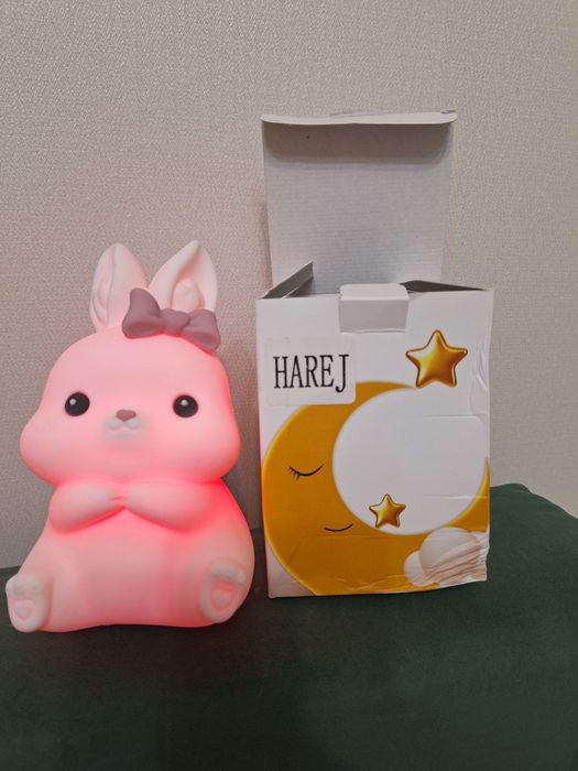 Детский ночник зайчик
