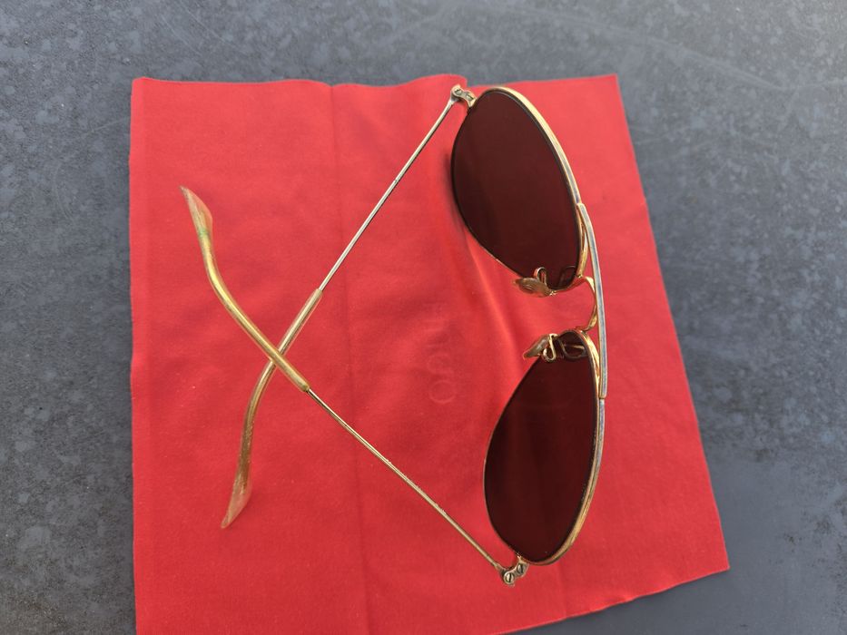 RayBan Gold Metal Aviator ochelari soare copii