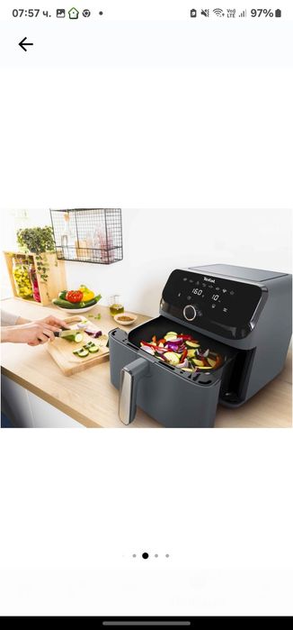 Фритюрник с горещ въздух Tefal Easy Fry Mega EY855BE0, 2020W