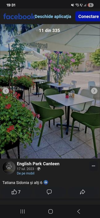 Scaune si mese terasa