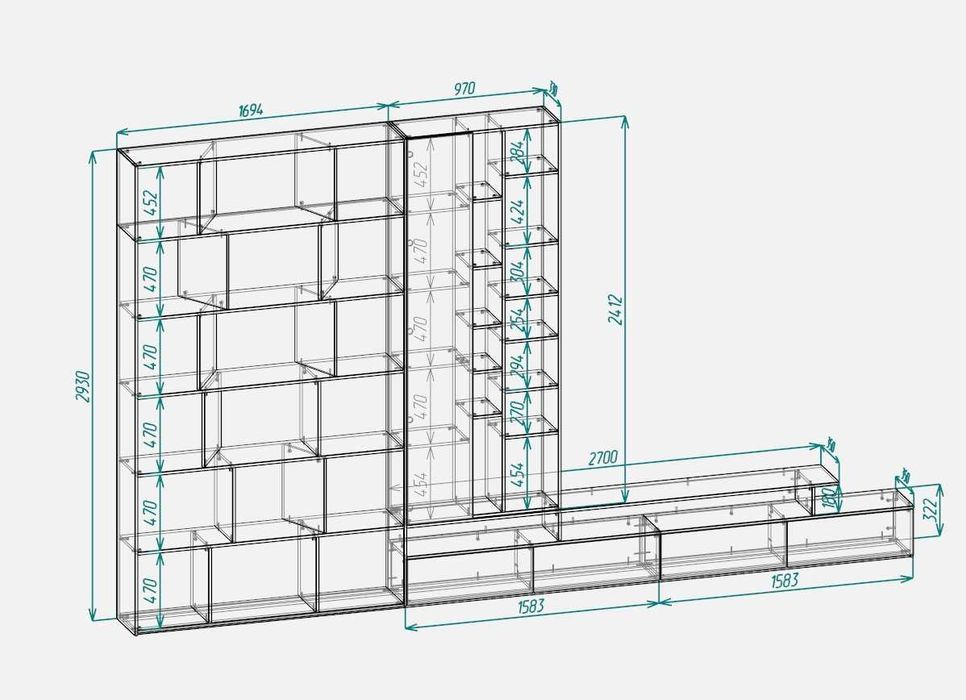 Проектирование корпусной мебели в базис мебельщик. кухня, шкаф , стол
