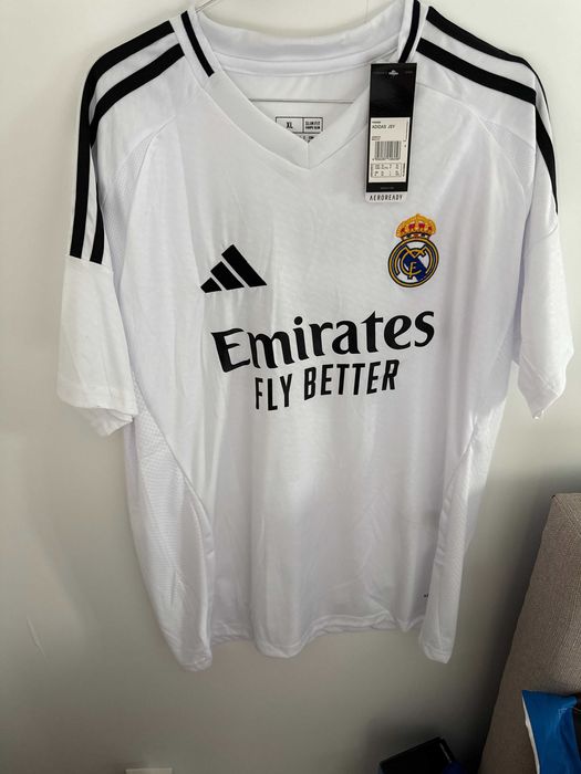 Tricou Bellingham Real Madrid alb fotbal