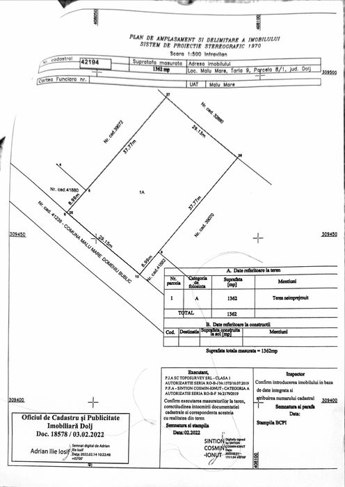 Vand teren in zona Segros, Craiova, Casa noastra