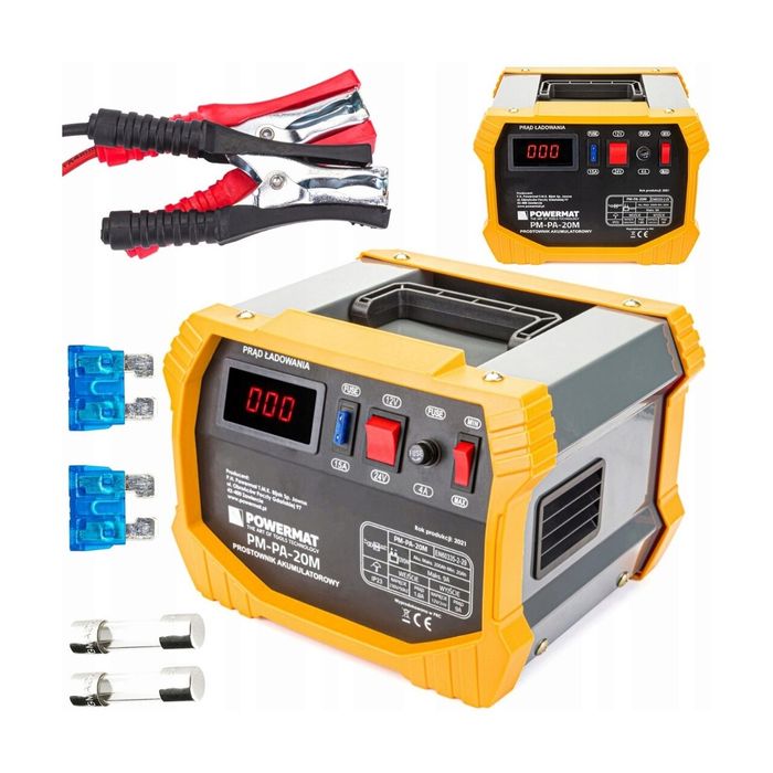 Redresor auto, 18A 12V / 24V pentru baterie 60 - 200 Ah, Powermat