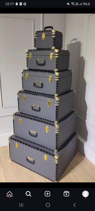 Сундук- чемоданы  на приданое