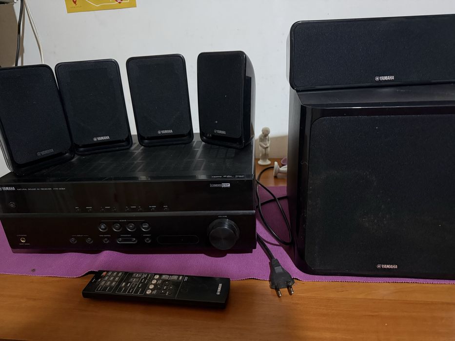 Sistem Boxe Pasive 5.1 Yamaha NS-P20, 100W RMS, Negru