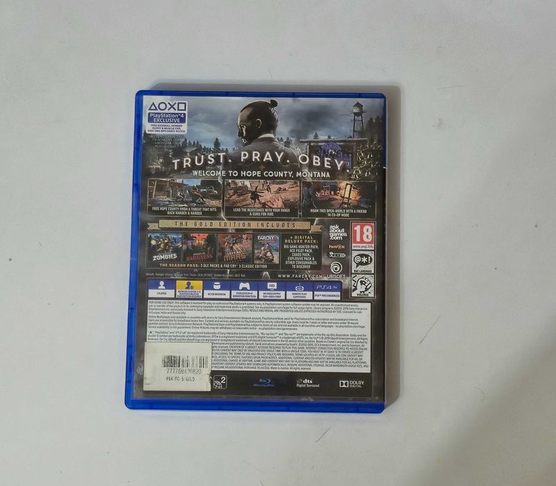FarCry5 gold edition PS4